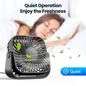 Mini Ventilador K52 USB (Ventilador de mesa portátil)