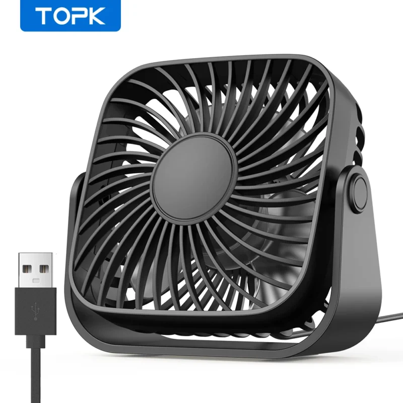 Mini Ventilador K52 USB (Ventilador de mesa portátil)