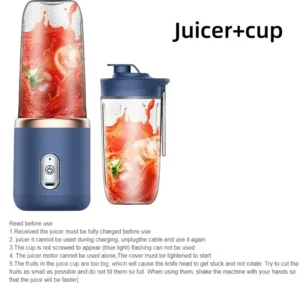 Liquidificador Portátil BlendGo 400ml - USB