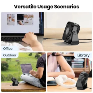 Mini Ventilador K52 USB (Ventilador de mesa portátil)