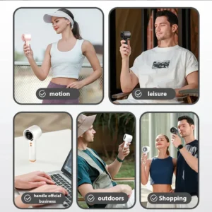 AirHandy - Ventilador Portátil Turbo, Silencioso e Recarregável