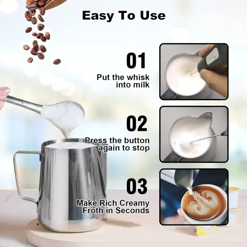 Mixer Elétrico Portátil FoamMix Pro 3 Velocidades