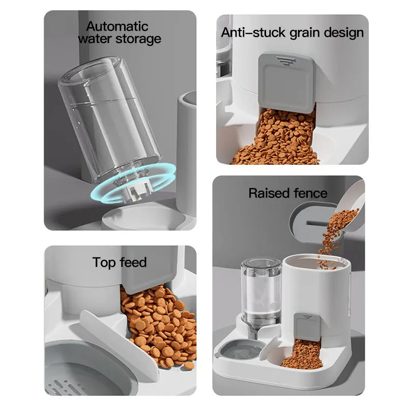 Comedouro + Bebedouro Automático PetFlow Duo